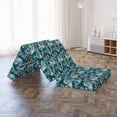 thumbnail image 4 of Tropical Foldable Mattress, Hawaiian Jungle Botanical, 74.8" x 39.4", Sea Blue and Multicolor, by Ambesonne, 4 of 4