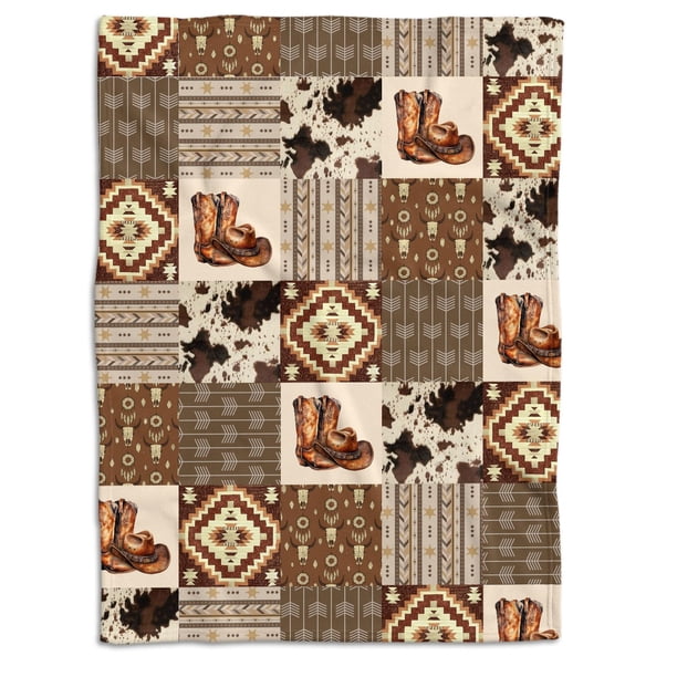 Cobija Western para Bebé Locobird 76x102 cm Suave y Ligera