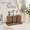 Chocolate, variant on Ashford 4-Piece Ceramic Bathroom Accessory Set with Lotion Dispenser, Toothbrush Holder, Tumbler & Tray, Blue