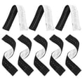 thumbnail image 1 of OULII 8 Pcs Porte-Manches Antidérapants pour Chemises Activités Sportives Blanches, 1 of 7