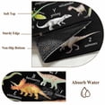 thumbnail image 6 of 5'x7' Area Rugs, Black Dinosaur Indoor Outdoor Area Rug for Living Room Bedroom, Vintage Letters Farm Animals Washable Bathroom Rugs Kitchen Floor Carpet Mats Home Decor Aesthetic, 6 of 8