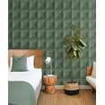 thumbnail image 4 of NextWall  Quadrant Geo Peel and Stick Wallpaper 27 in. W x 18 ft. L - Sage Green, 4 of 10
