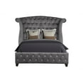 thumbnail image 2 of Sophia Queen 6 Pc Upholstery Bedroom Set Made With Wood in Gray, 2 of 16