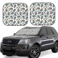thumbnail image 2 of Uemuo Funny Excavator Printed 2 PCS Car Windshield Sun Shade, Auto Sun Heat and UV Rays Blocker, Foldable Automotive Front Window Sunshade Protector, 2 of 7