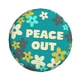 thumbnail image 2 of XMXY Flower Hippie Spare Tire Cover, Universal Waterproof Cover for Jeep RV Tire Wheel Protection, 16 inch, 2 of 8