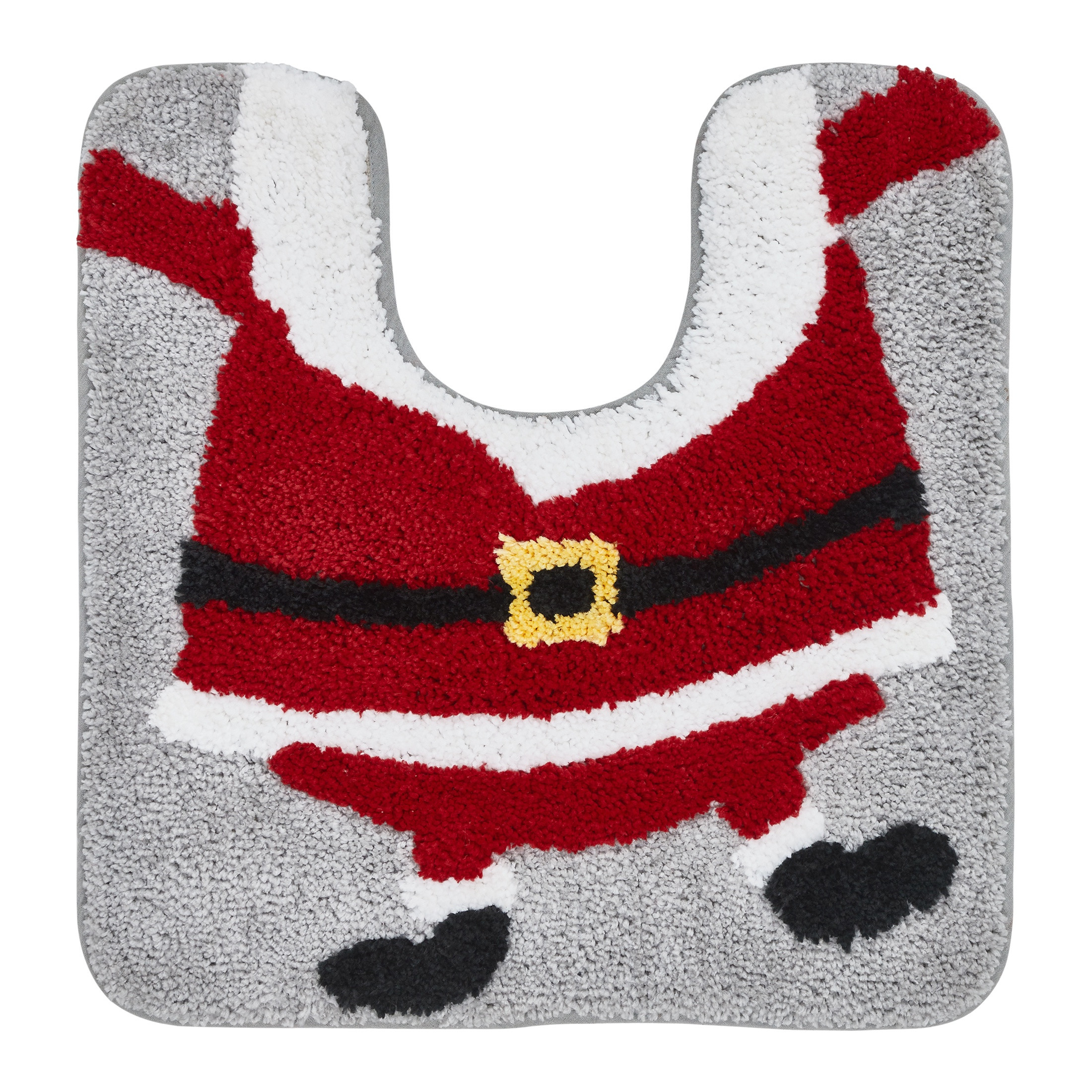VCNY Home Multi Santa Holiday Bath Rug Set, 2 Count
