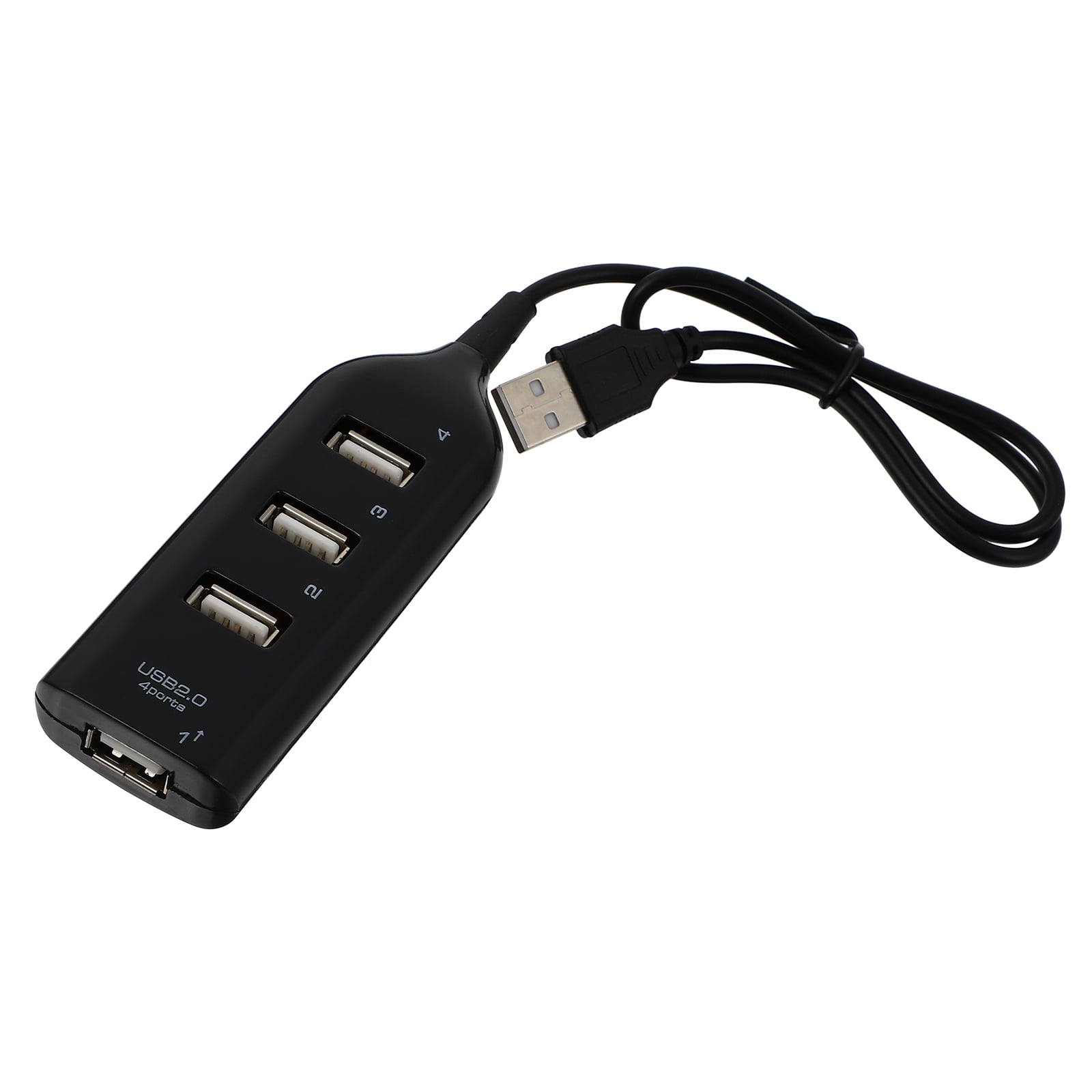 Miangastore 1Pc USB Hub USB 2.0 Hub 4 Port USB 2.0 Data Hub Portable USB 2.0 Splitter
