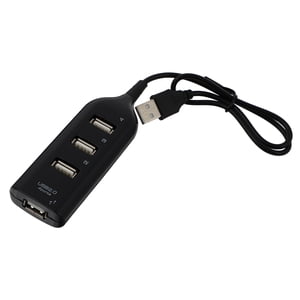 Weiweiguan 1Pc USB Hub USB 2.0 Hub 4 Port USB 2.0 Data Hub Portable USB 2.0 Splitter