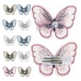thumbnail image 4 of EeaseMX 12 pasadores vintage con diseño de mariposas huecas para el pelo (colores variados), 4 of 8