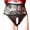 Black, variant on CENTIE Women's Panties and Transformation for Fashion Underwear Line Brown L