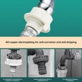 thumbnail image 4 of YIGSECU Solid Brass 1/2 Inch Hose Connector Fast Release Coupling for Garden Auto Wash, 4 of 10