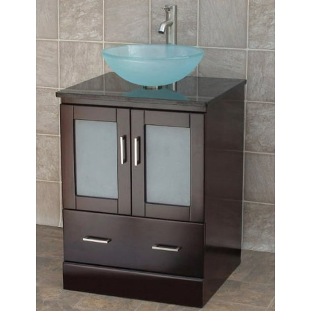 24 Bathroom Vanity Solid Wood Cabinet Black Granite Top Vessel Sink Mo2 Com - Vessel Sink Vanity Top 24 24 Bathroom Vanity Solid Wood Cabinet Black Granite Top Vessel Sink Mo2 Com - Vessel Sink Vanity Top 24