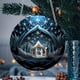 thumbnail image 5 of Adornos navideños, adornos navideños, regalos navideños, adornos navideños redondos de acrílico, adornos navideños de bendición para bautizo, adornos navideños de pared, tablero colgante, 5 of 6
