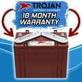 thumbnail image 2 of Trojan T-1275 12V 150Ah Flooded Lead Acid GC12 Deep Cycle Battery x6, 2 of 8