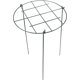 thumbnail image 3 of Nvzi Paquete de 3 anillos de soporte para plantas en macetas, estacas de soporte de plantas redondas de hierro con 3 patas, jaulas para plantas y soporte para peonías, tomates, rosas y enredaderas, 3 of 4
