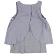 thumbnail image 2 of bar III Womens Woven Knit Tank Top, Grey, X-Small, 2 of 2