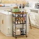 thumbnail image 4 of Carrito de Cocina ThreeHio de 4 Niveles con Ruedas para Microondas, 4 of 7
