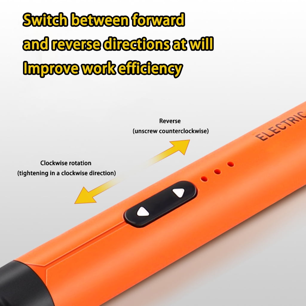 PatungKu Multifunctional Rechargeable Electric Screwdriver Set Lightweight Design Durability Steel Fit for Home Improvement Tasks