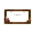 thumbnail image 2 of Christmas License Plate Frame, Festive Vehicle Plate Border for Standard Us Mounting Holes, Seasonal Car Exterior Decoration, Holiday Auto Accessory Accent, Seasonal Home Accent, A, 2 of 6