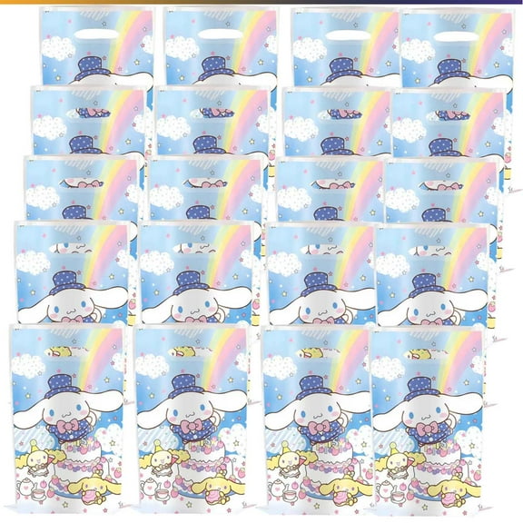 Cinnamoroll Goodie Bag Candy Treat Birthday Gift Bags Party Favors Handles Snack Supplies
