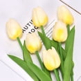 thumbnail image 1 of 2PCS Artificial Tulip Bouquet Wedding Home Decoration Real Touch Fake Flowers, 1 of 9