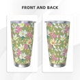 thumbnail image 3 of Salouo Flowers And Buds Print 20oz Tumbler with Lid,Stainless Steel Vacuum Insulated Tumbler Durable Insulated Coffee Mug Thermal Cup with Splash Proof Sliding Lid-Without Straw, 3 of 8