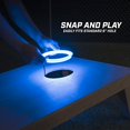 thumbnail image 3 of GoSports Cornhole Light Up LED Ring Kit, Compatible with All Cornhole Games, Blue, 2 Count, 3 of 4