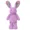 Lavender, variant on Plush Dog Toy Soothing Calming Lavender Infused 12 Inch Bunny With Heartbeat (Green)