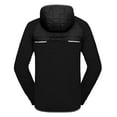 thumbnail image 4 of Little Donkey Andy Men's Lightweight Running Jackets Full Zip Hooded Sports Jacket for Winter Hiking Golf Casual Black S, 4 of 7