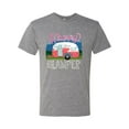 thumbnail image 3 of Happy Glamper | Fancy Camping Camper Van Caravan | Nature Lover Mens Premium Tri Blend T-Shirt, Premium Heather, L, 3 of 5