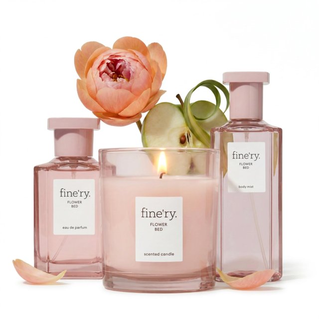 Set de regalo con fragancia Fine'ry Flower Bed Eau De Parfum Candle