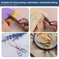 thumbnail image 6 of Uxcell 2pcs Sewing Scissors Stainless Steel Tailor Scissors Color Plating Scissors, 6 of 6