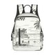 thumbnail image 1 of Disketp Summer Vacation Scene With Camping Van Mochila Ligera e Impermeable, Mochila de Día Resistente para Viajes, Senderismo y Uso Diario para Hombre y Mujer, 1 of 7