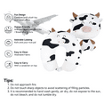 thumbnail image 4 of Kids Travel Pillow - 2-in-1 Deformable Kids Neck Pillow for Traveling, Soft U-Shaped Pillow with Adorable Animal Design, Comfy Sleep and Play, Ideal for Airplanes Travel - Milk Cow, 4 of 7