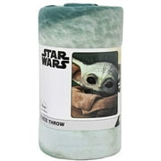 Star Wars Mandalorian Baby Yoda The Face Throw Blanket