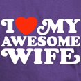 thumbnail image 3 of CafePress - I Love My Awesome Wife Dark T Shirt - Men's Classic Graphic Cotton T-Shirt, 3 of 4