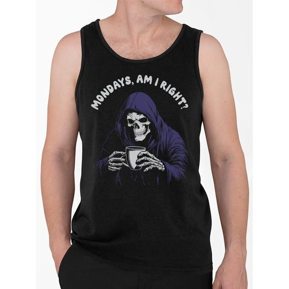 Fun Mondays Skeleton Graphic Tee Tank Top Men's