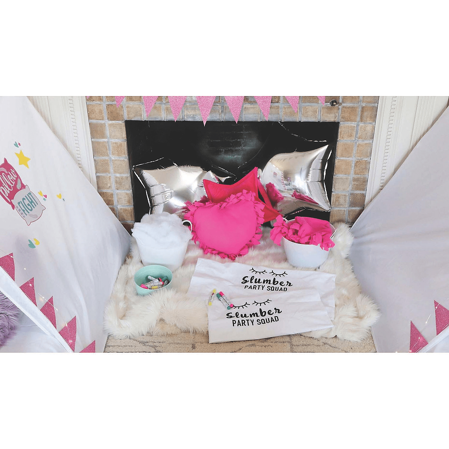 Fun Express Valentine's Day Pillows Craft Kits 6 Piece