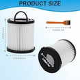 thumbnail image 3 of DCF-21 Vacuum Filter Compatible with Airspeed AS1000 EF91B 67821 68931 68931A EF91 EF-91 EF-91B | Washable Reusable Replacement Filter | 3271AVZ 3271BLU (Pack of 2), 3 of 7