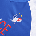 thumbnail image 4 of France Youth Boys Soccer Jerseys Outdoor Sports Kid Activewear Training Short Sleeve Kit Shirt Shorts Set, Blue M, 4 of 7