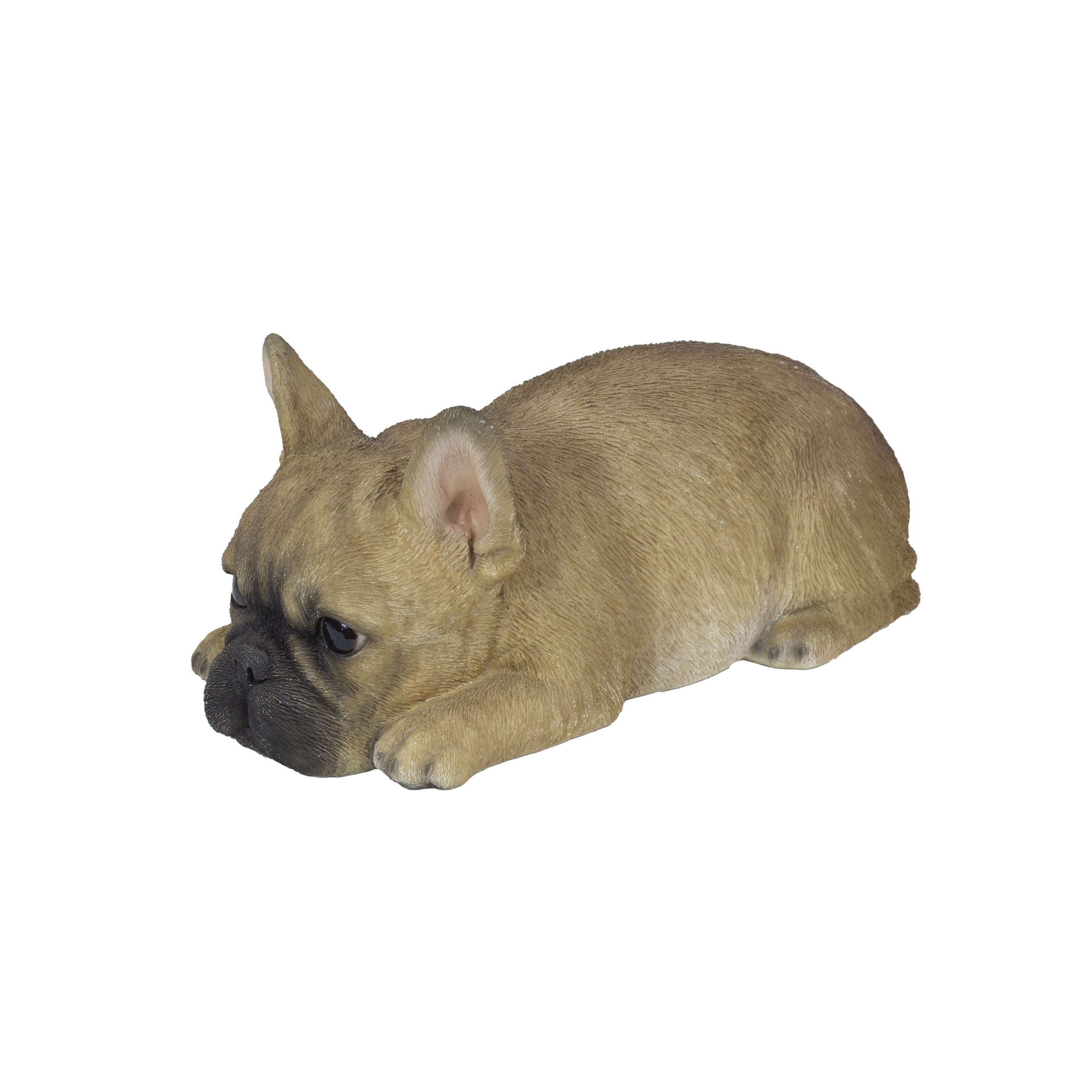 SOREAL Brown French Bulldog | Handpainted Decorative Puppy Statue for Home & Garden Decor | Premium Polyresin Dog Statue | Gift for Dog Lovers | Weather-Resistant Indoor/Outdoor Decor