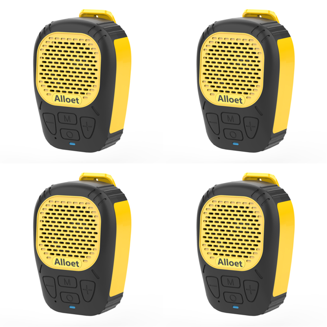 Altavoz Portátil Compatible Con Dientes Inalámbrico Clip Magnético Y Micrófono Azul
