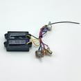 thumbnail image 5 of Electric Bass Pickups Tone Control Wiring Harness 4 Strings Bass Pickup Electric Bass Preamp Wiring Circuit Pickup, 5 of 8