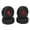 Red, variant on Riousery 4PCS 1.9inch RC Crawler Rubber Tires 12 Hole Aluminium Alloy Wheels Hub Replacement for SCX10 1/10 Titanium Color (4.72 inches / 120 mm)