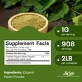thumbnail image 3 of Jai Ho Organic Neem Powder - 2 LB - Gluten Free, Vegan, Non-GMO, 3 of 11