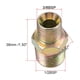 thumbnail image 2 of Accesorio de tubería de reducción Uxcell - Niple hexagonal reductor - Conector macho de 1/2 x 3/8 BSP con acabado de zinc 6 piezas, 2 of 3