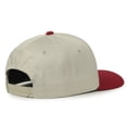 thumbnail image 4 of Outdoor Cap OC560 Two-Tone 5-Panel Cap-Ivory-Cardinal, 4 of 8