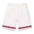 thumbnail image 5 of IBTOM CASTLE Toddler Boys Mexican Outfit Short Sleeve Embroidery Shirt and Shorts Kids Traditional Cinco de Mayo Birthday Party Clothes 5-6 Years White, 5 of 8