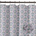 thumbnail image 2 of S4Sassy Pink Vector Design Damask Waterproof Bathroom Shower Curtain With Roller Rings Hook-60 x 75 Inch, 2 of 6