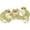 3Pcs-Frog, variant on Muiteiur 3Pcs Monkey Stuffed Animal 15.7" Monkey Plush Toy with Velcro on Hands